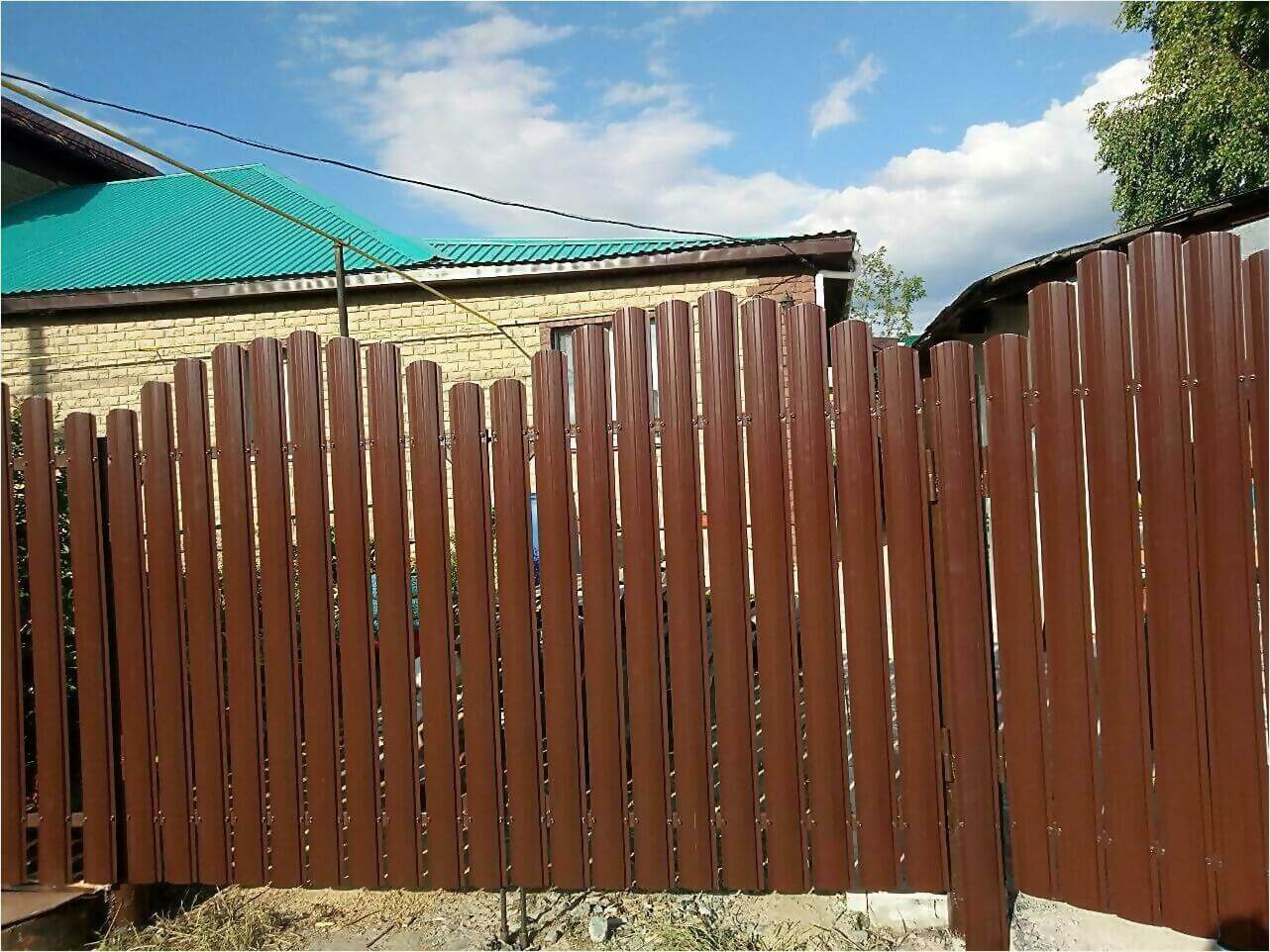 забор-ранчо из штакетника 70м фото3 в Красноярске