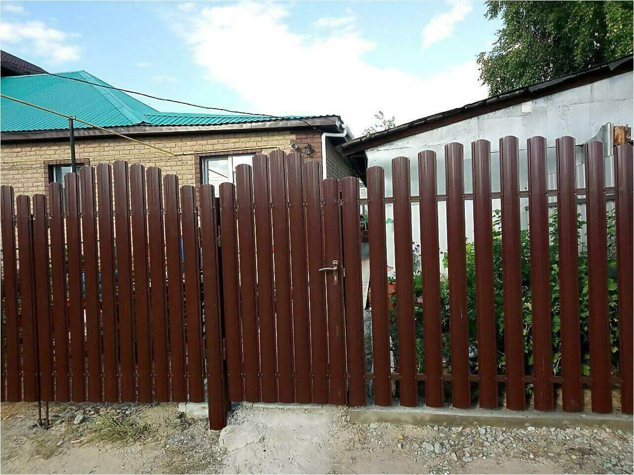 забор-ранчо из штакетника 70м фото2 в Красноярске